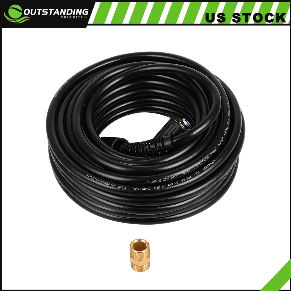 50FT 3200PSI Replacement High Power Pressure Washer Hose 3/8″ M22-14mm