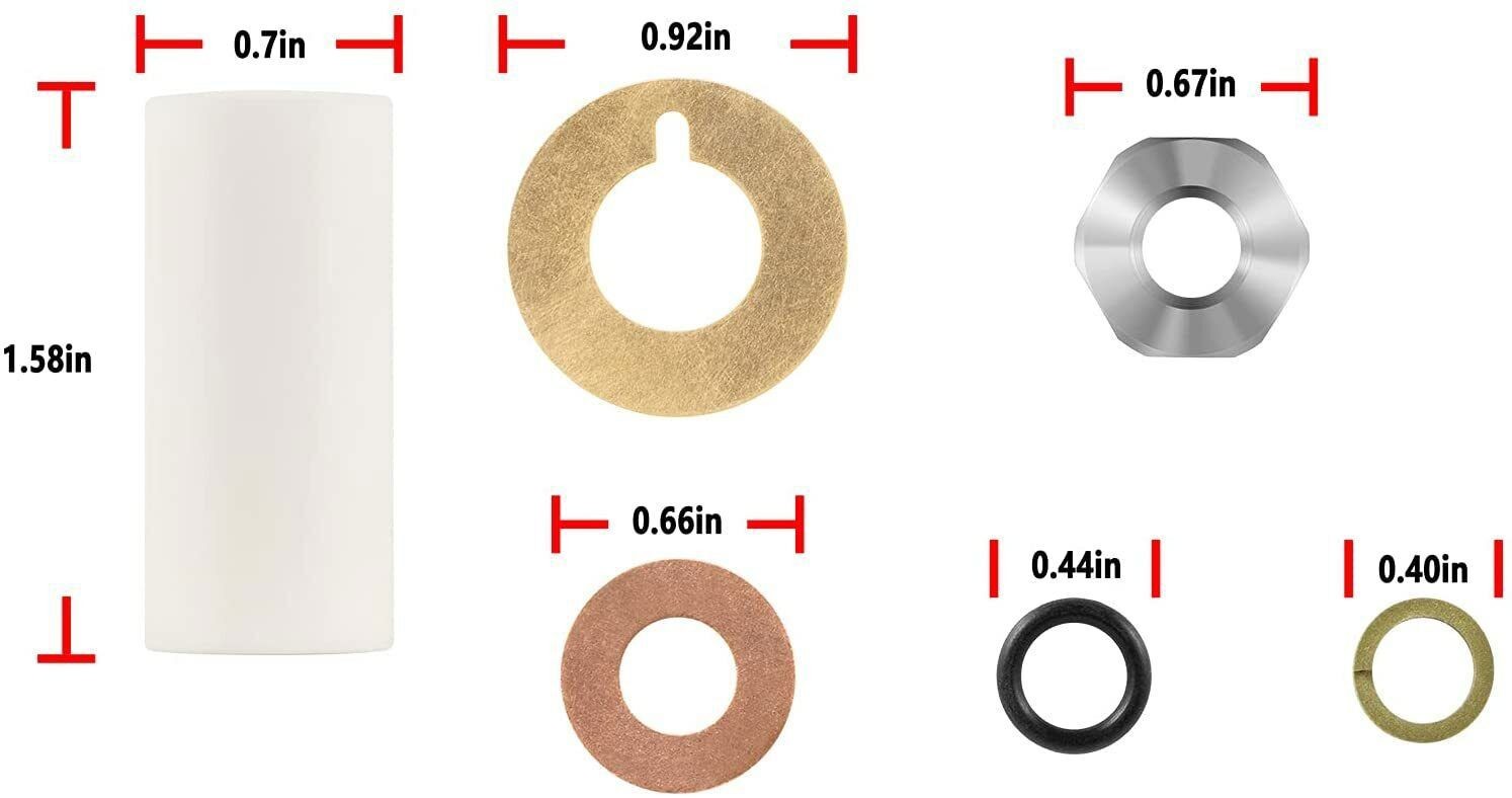 AR2546 Pump 18mm Piston Kit Ceramic Plunger For Annovi Reverberi RK RKA RKV XRCA