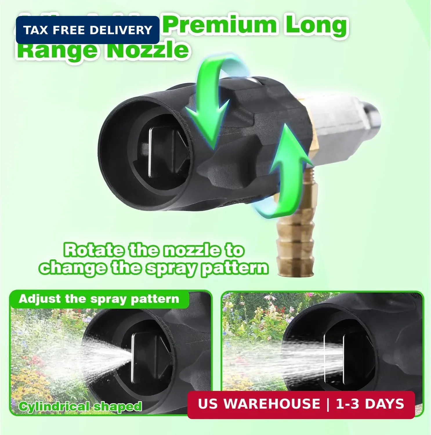JOEJET Downstream Injector for Pressure Washer, Adjustable Chemical Injector Kit
