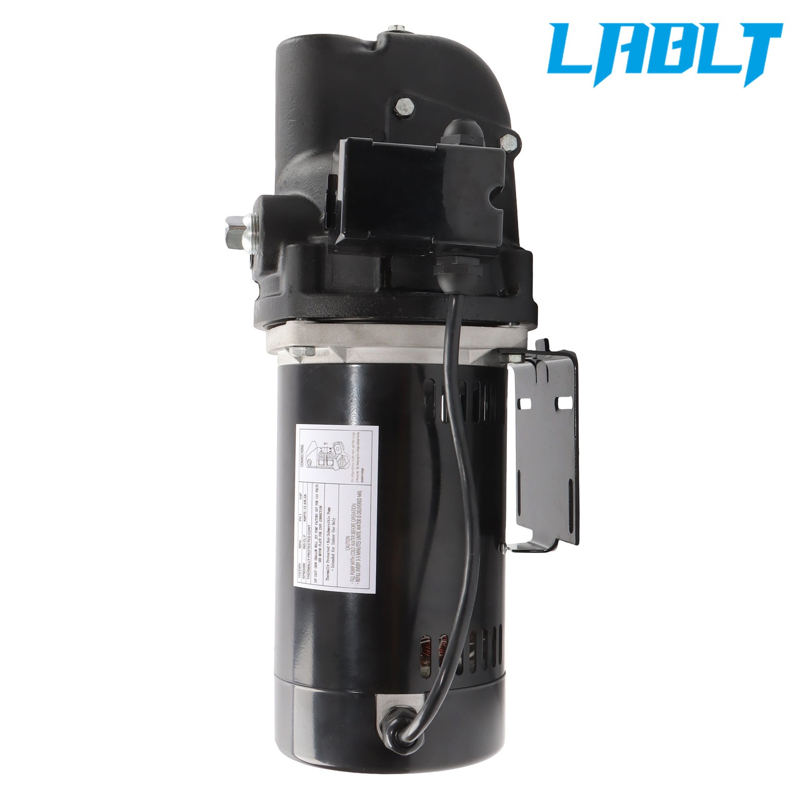 LABLT Heavy Duty Shallow Well Jet Pump SWS100 1 HP 510 GPH 1PH 115/230V 3480RPM