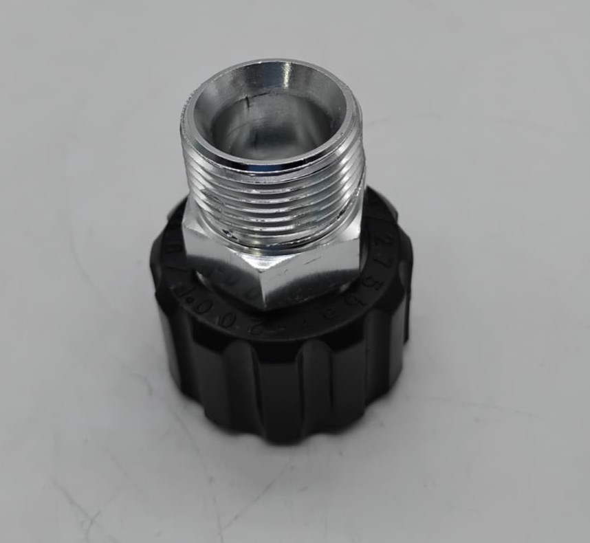 YAMATIC M22 14mm Male to M22 15mm Female Pressure Washer Adapter Fitting, 1 pc