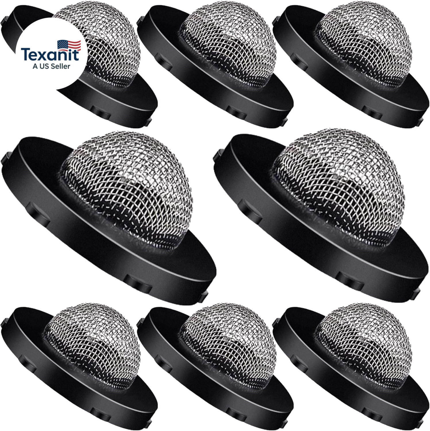 8 Pcs Hose Filter Washers, Stainless Steel Inlet Hose Screen Washer with Straine