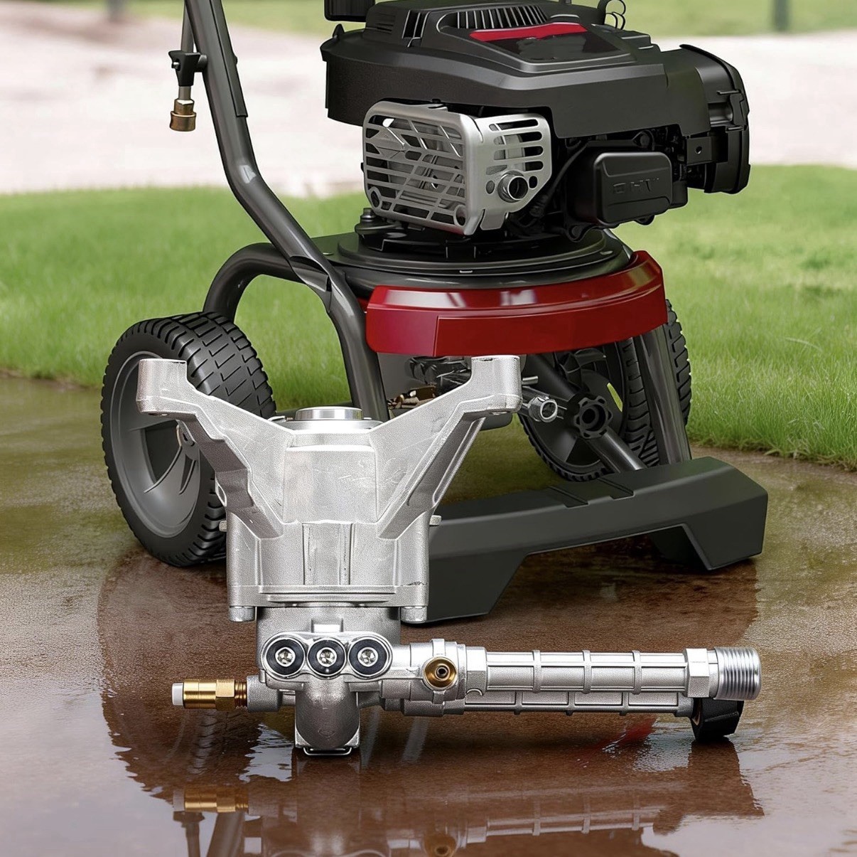 7/8″ Shaft Vertical Pressure Washer Pump 2600-3000 PSI @2.5 GPM & Power Wash