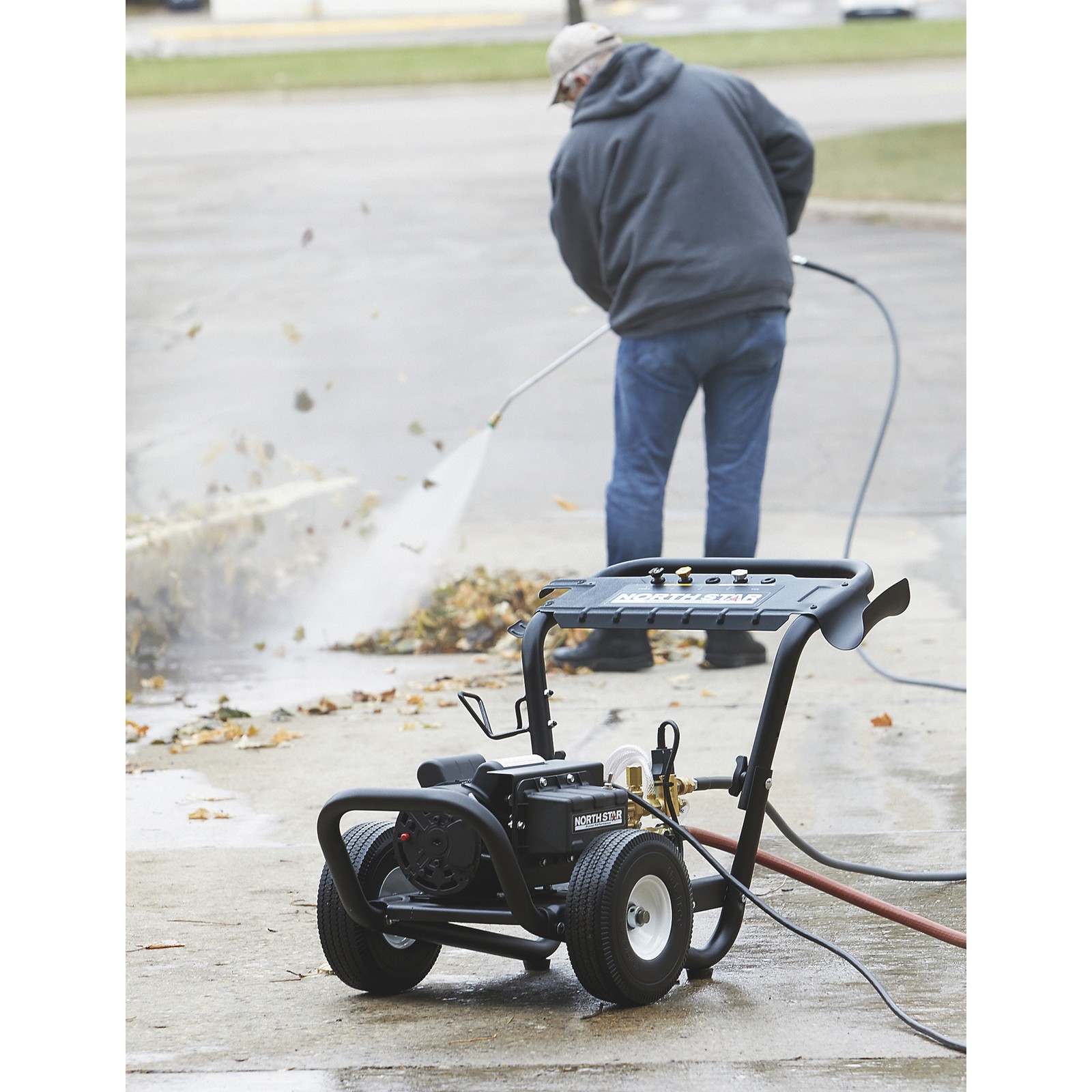 NorthStar Electric Cold Water Total Start/Stop Pressure Washer, 2000 PSI, 1.5