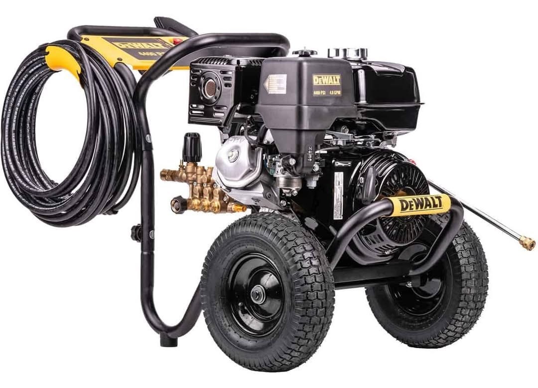 DEWALT Gasoline Pressure Washer 4400 PSI Star Pro Pump, Carry Handle, Hose, Wand