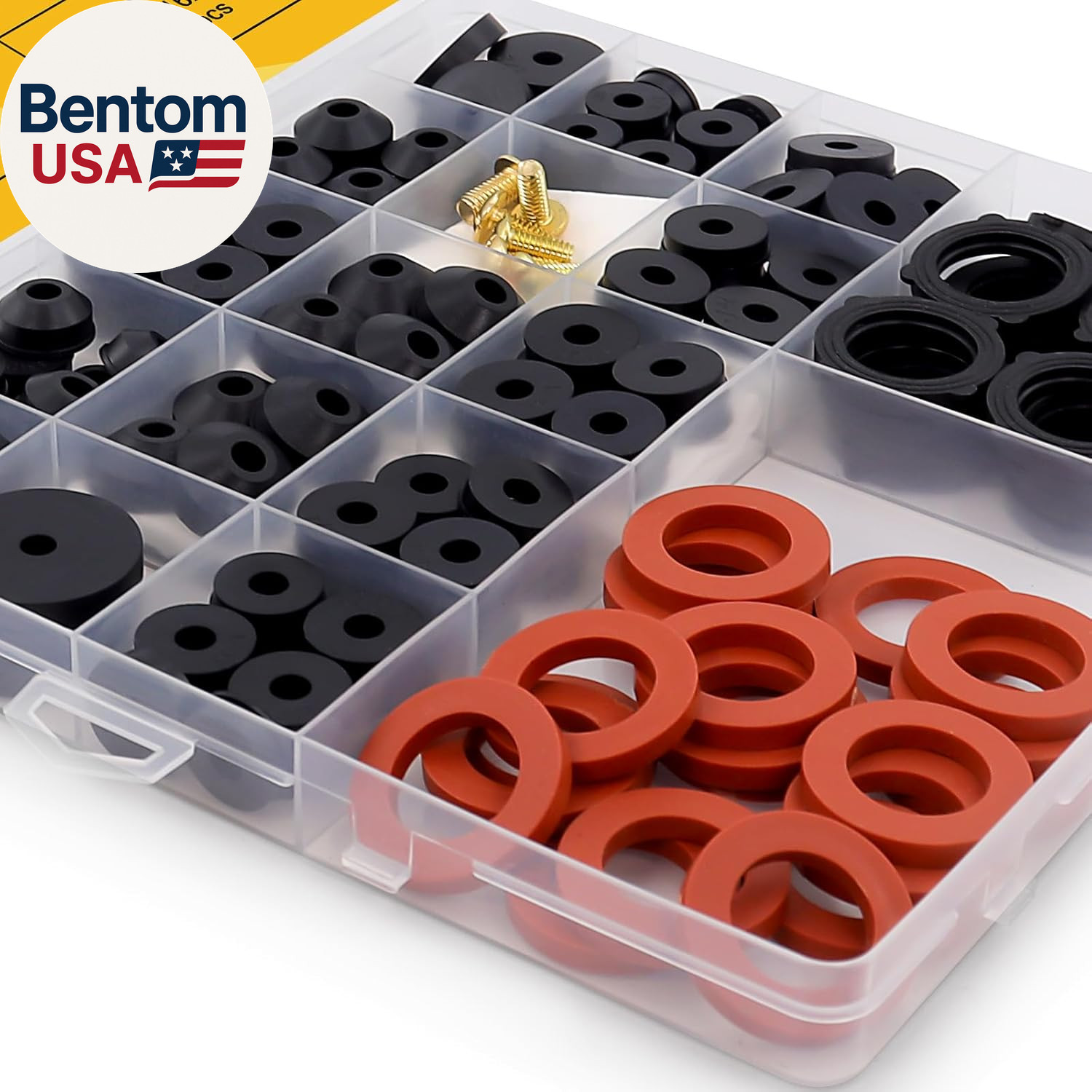 160 Pieces Hose Bib Washer & Faucet Washers Assorted Kit (14 Sizes) – Includes H