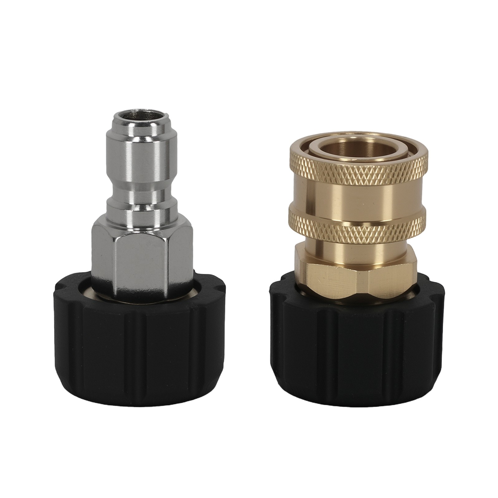 Brass Pressure Washer Adapter Coupler M22-14mm to 3/8″ Quick Connect 5000PSI