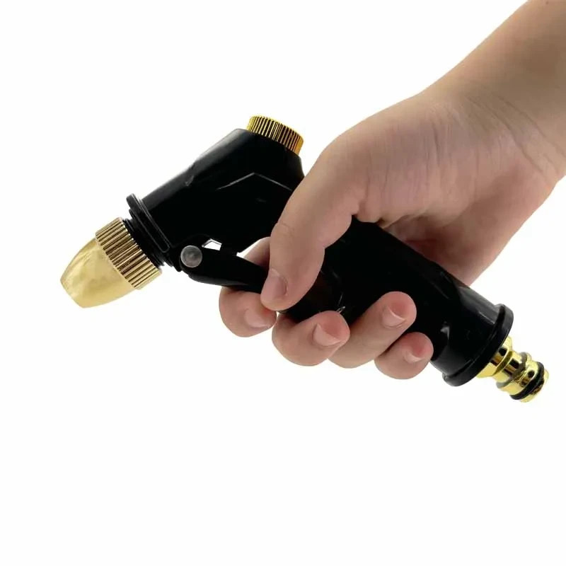 High Pressure Water Gun – 360° Rotating Nozzle, American Thread for Car & Patio
