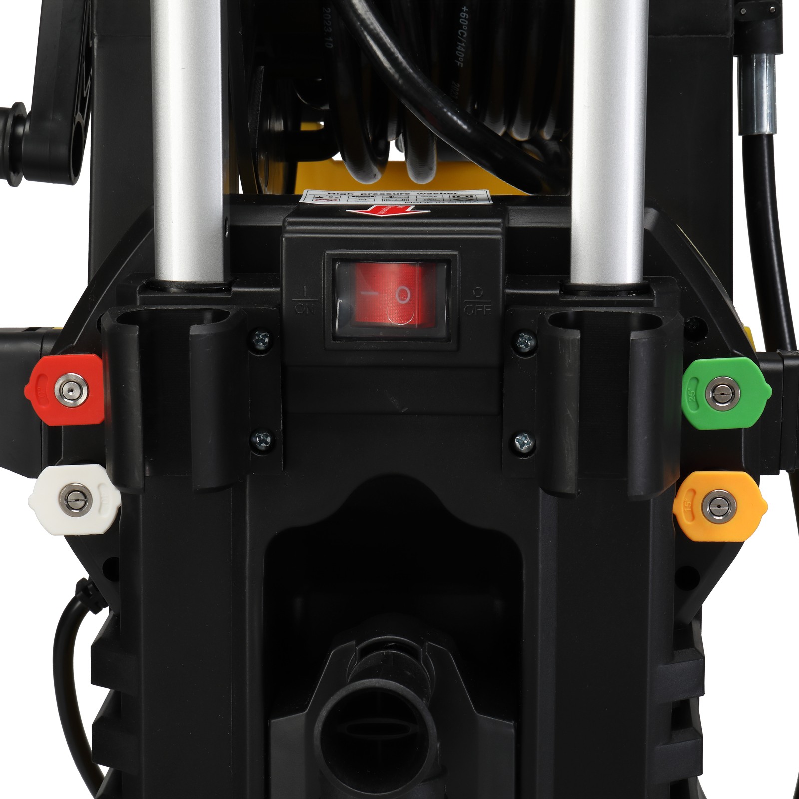 Portable 3800PSI Electric Pressure Washer w/ Touch Screen Adjustment Pressure US