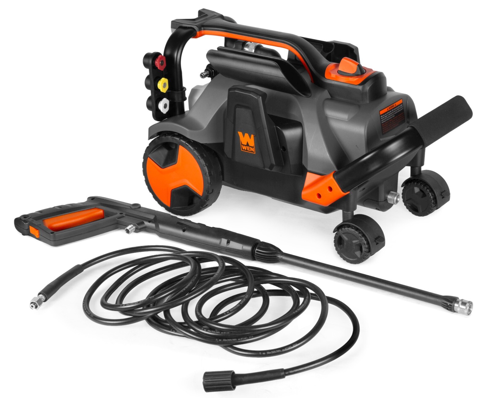 WEN PW2200 2200 PSI Electric Pressure Washer, 1.65 GPM w/Onboard Detergent Tank