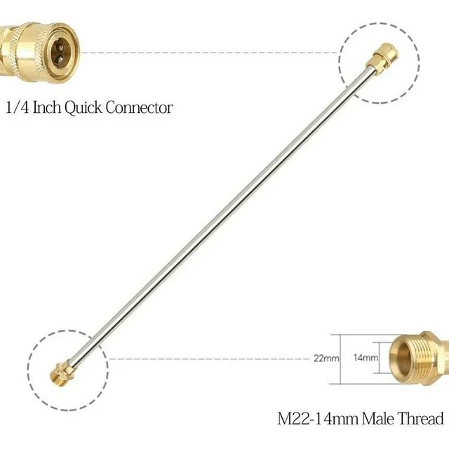 4000PSI High Pressure Car Power Washer Gun Spray Wand Lance Nozzle and Hose Kit