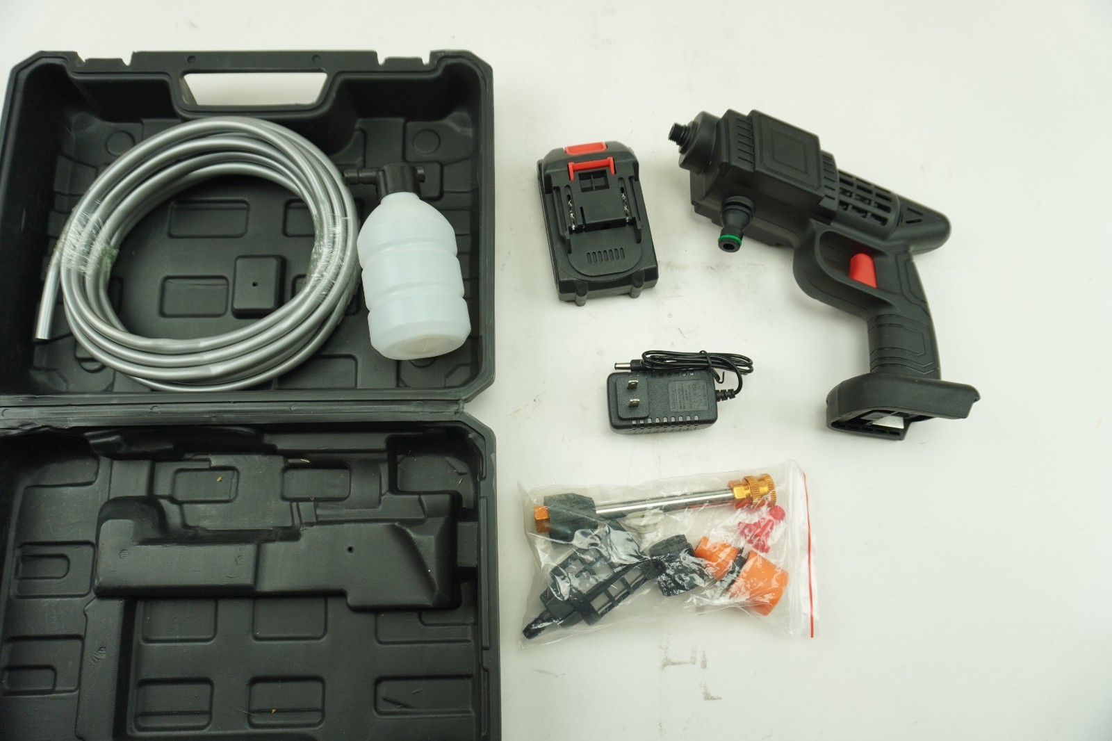 48V Quality Plastic Soft Grip Multiple Modes Car Wash Tornado Engines Gun