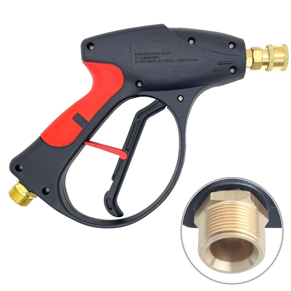 Pressure Washer Gun Car Wash Soap Lance Cannon Spray Jet Bottle Snow Foam Kit
