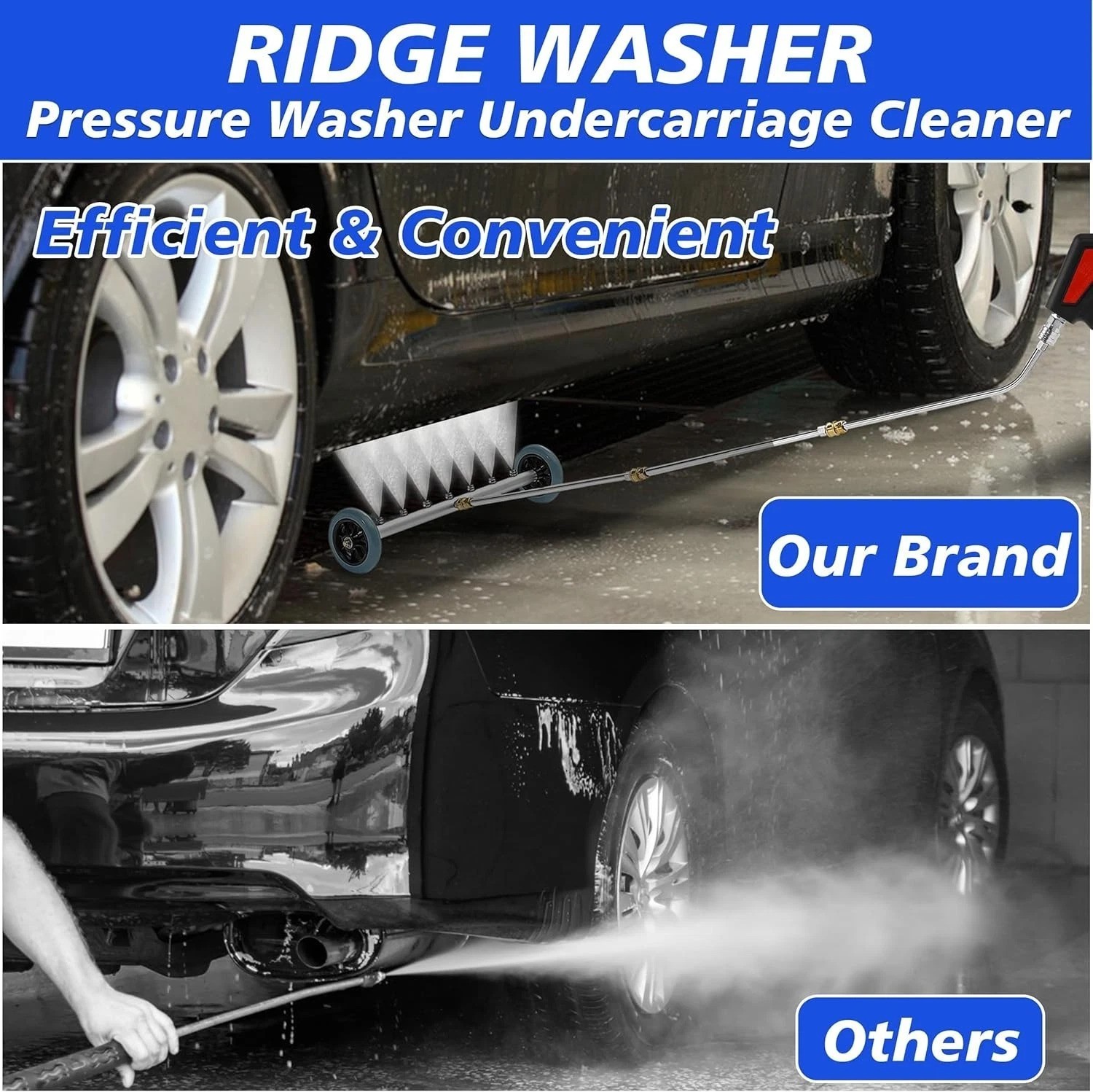 Professional 24-Inch Undercarriage Cleaner with Extension Wands – 4000 PSI Ready