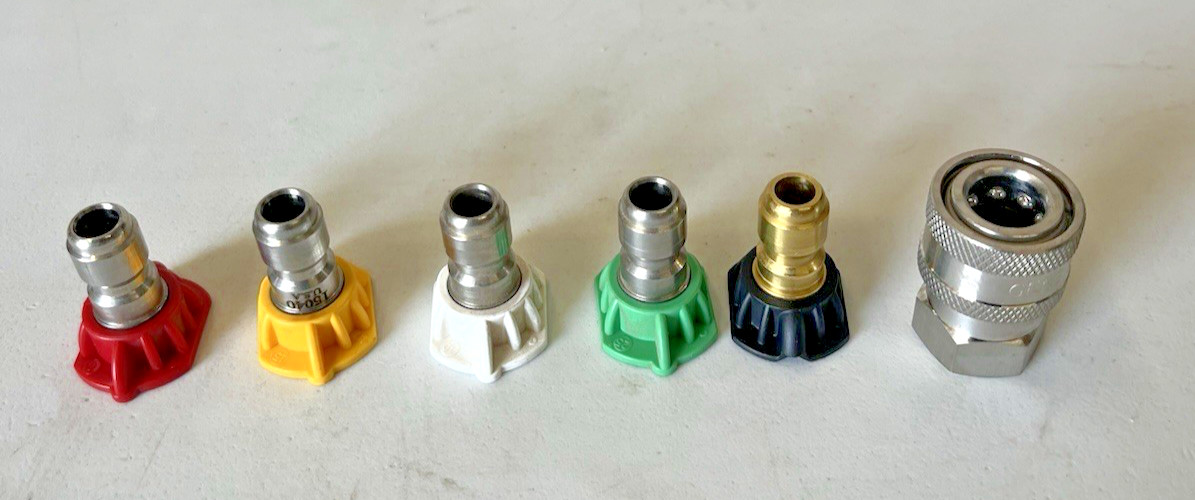General Pump #6.5 Orifice Nozzles W/ Soap Nozzle & 1/4” Stainless Steel Socket