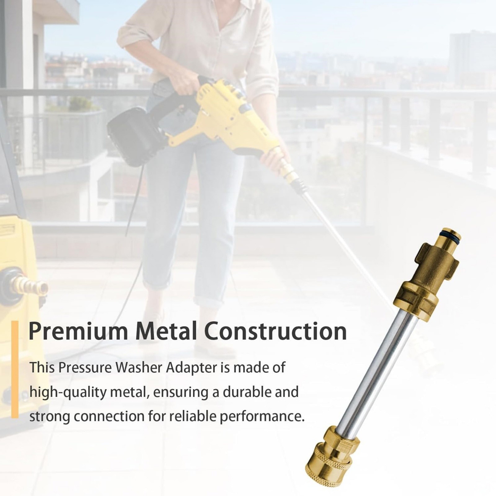 For Ryobi Husky Pressure Washer Quick Connect Adapter With 5 Color Coded Tips