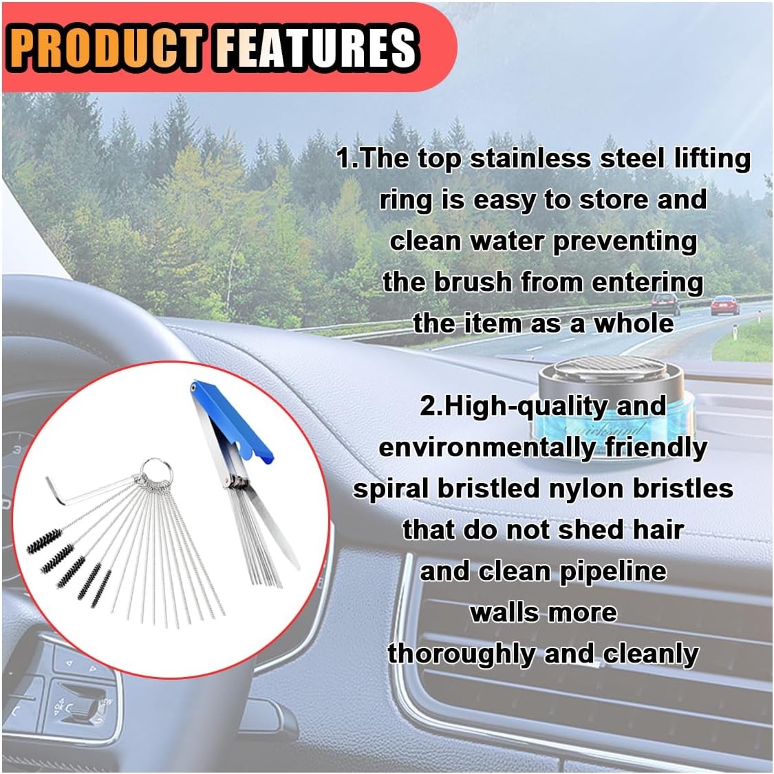 Carburetor Jet Cleaning Kit 29pc Stainless Needles Brushes Torch Tip Tool Set