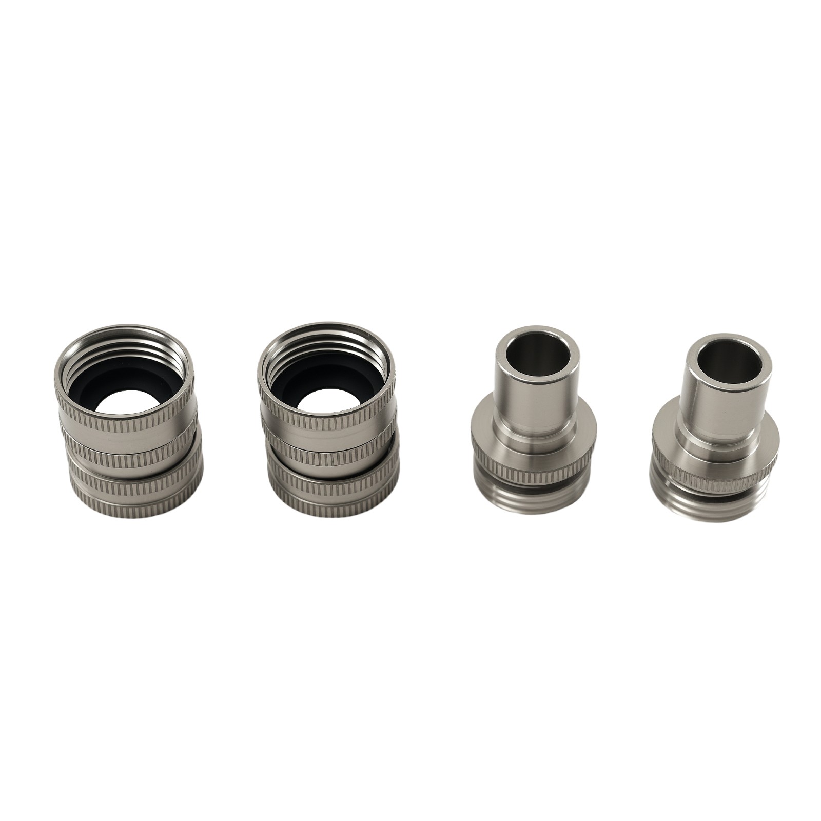 3/4in Garden Hose Pressure Washer Adapter Kit Stainless Steel Fitting 4Pcs