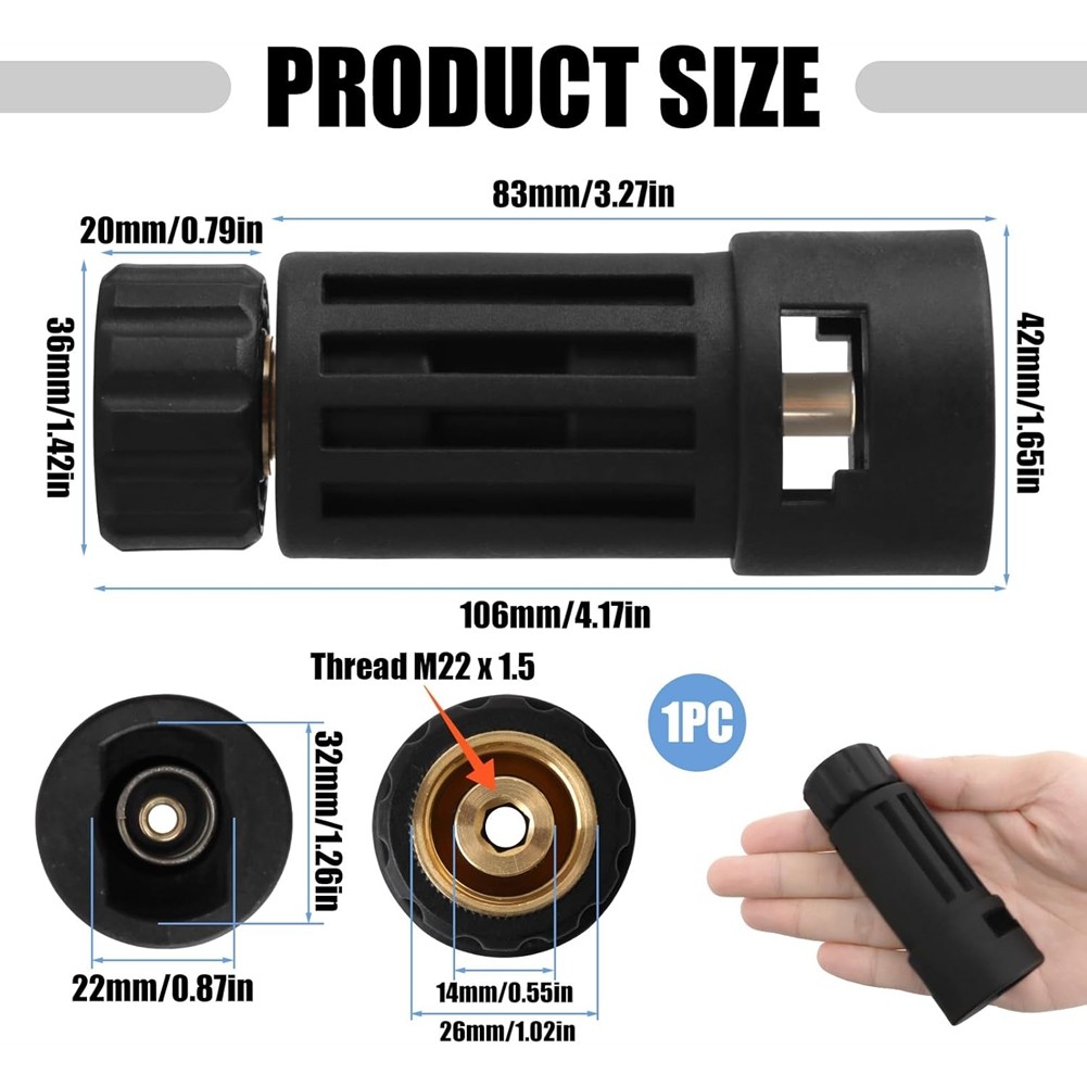 Pressure Washer Adapter for M22 IG- Convert Old to Adapter Type B1V84090