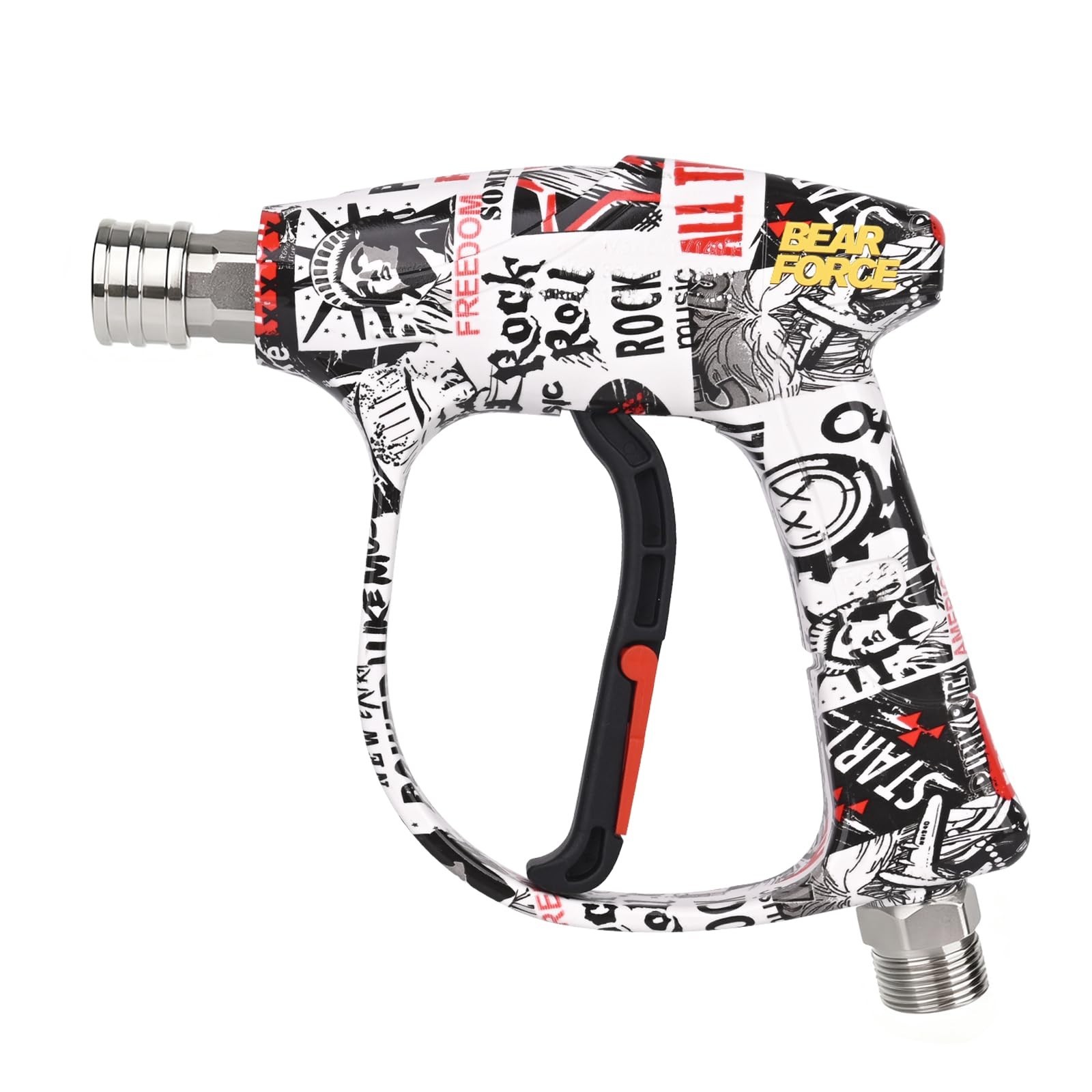 High Pressure Washer Gun 3000 PSI, M22-ID14mm Short Gun, Car Wash & Detailing
