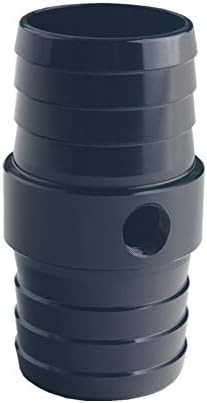 1-1/4″ Hose w/ 1/8″ NPT Steam Port Adapter Top Radiator LS Swap Coolant (Black)