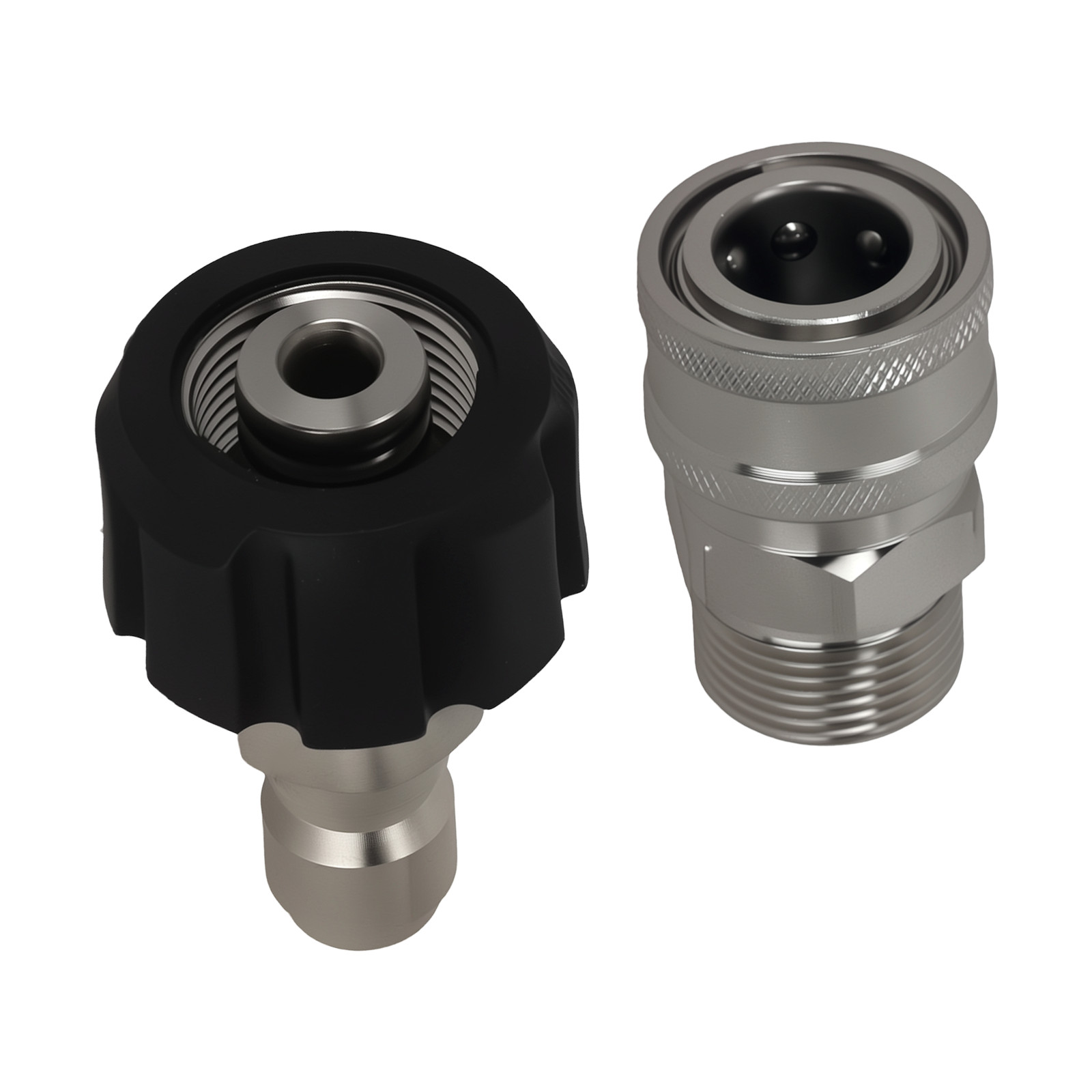Pressure Washer Coupler Fitting M22-14mm Thread to 3/8″ Quick Connect Stainless