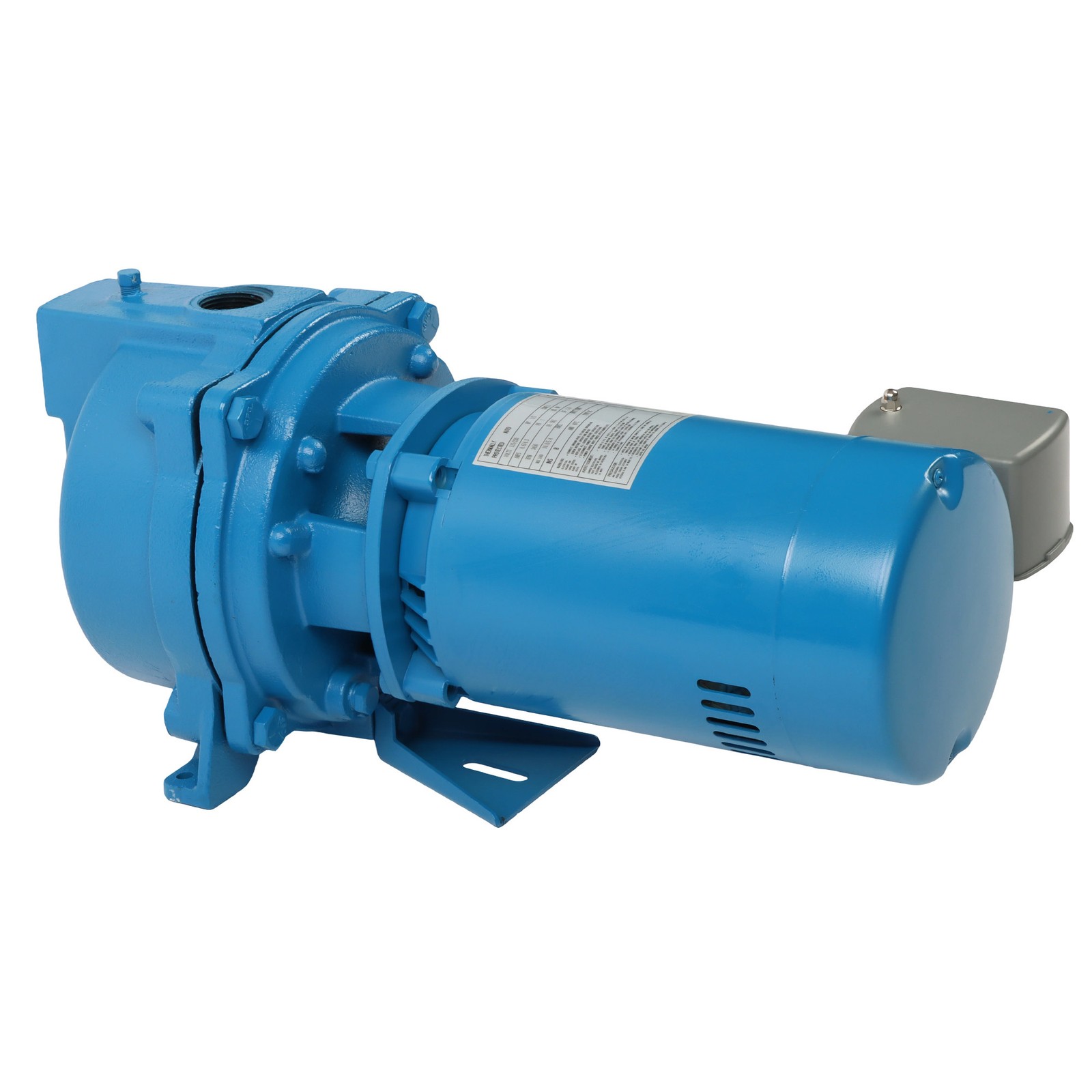 J5S Shallow Well Jet Pump 1/2 HP Cast Iron, 115/230V Dual Voltage 3450RPM
