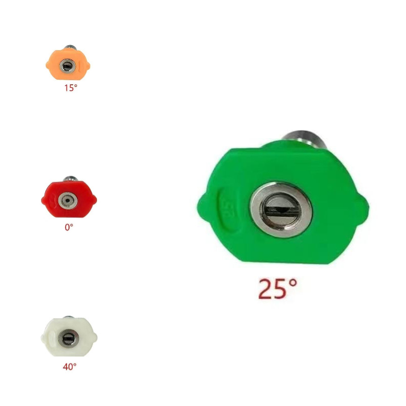 5Pcs Quick Connect 1/4″ Set Pressure Washer Spray Tips Nozzles High Power Kit