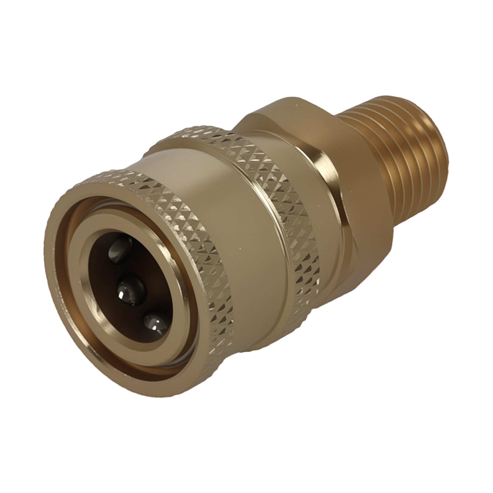 1/4″ QC Socket to Male NPT Thread High Pressure Washer Adapter Coupler