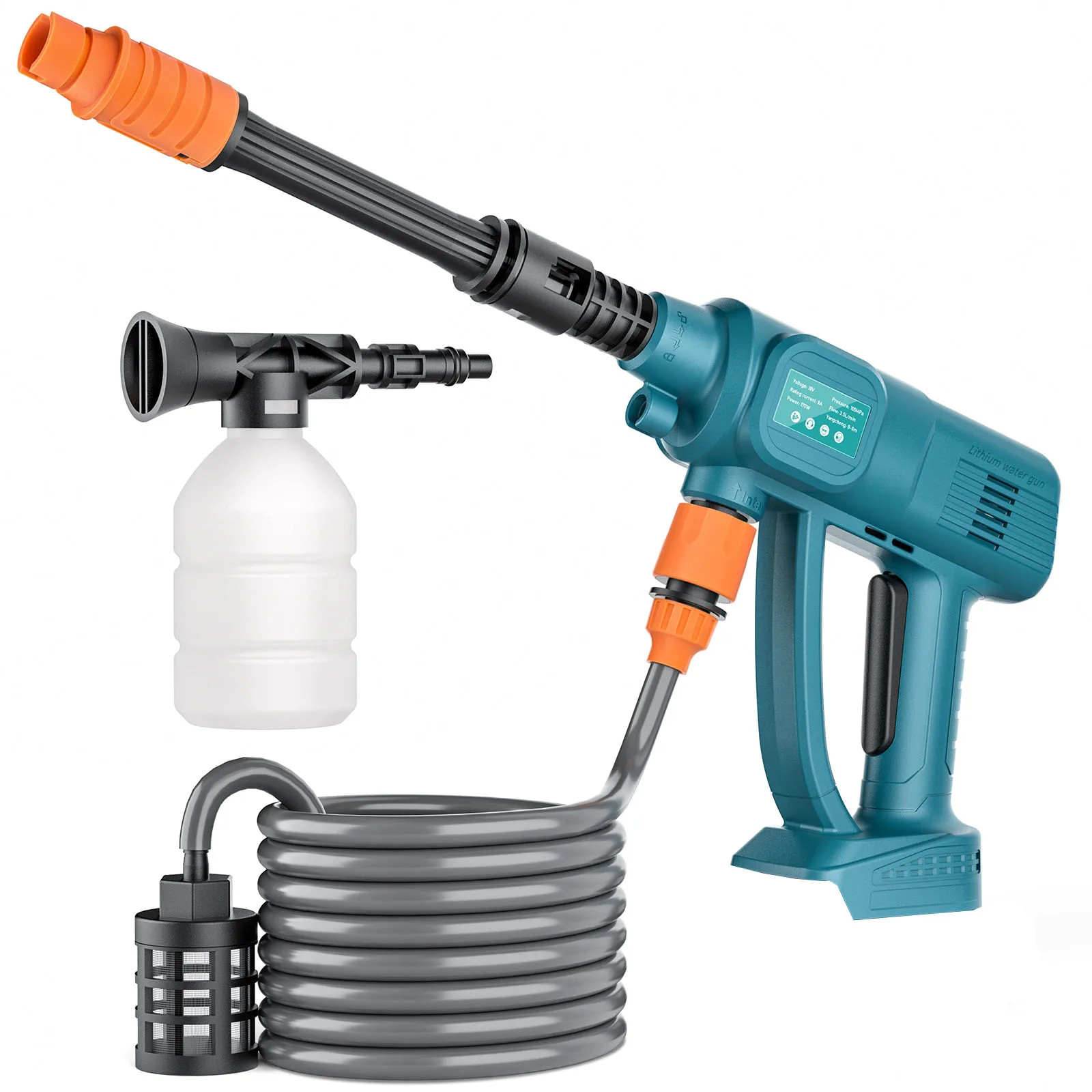 Makita 18V Portable Lightweight Car Battery Cordless Pressure Washer