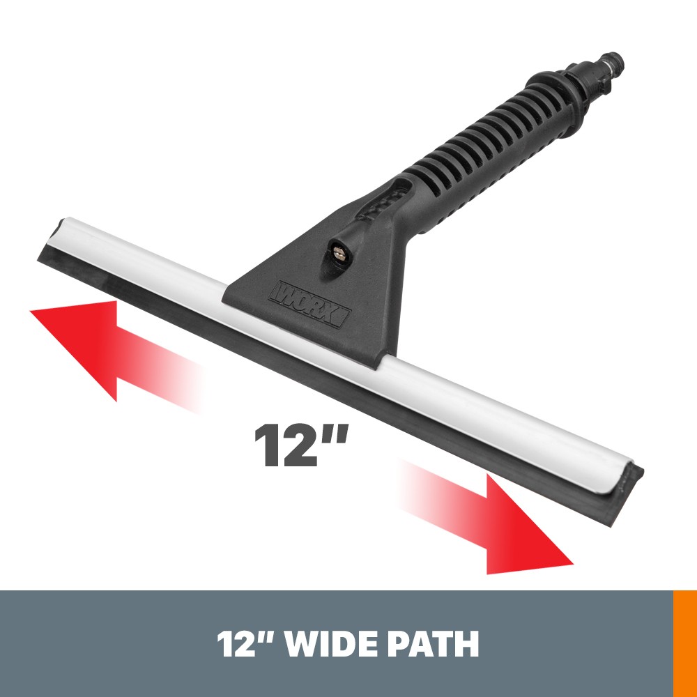 WORX WA4050 12″ Hydroshot Window Squeegee with Water Sprayer