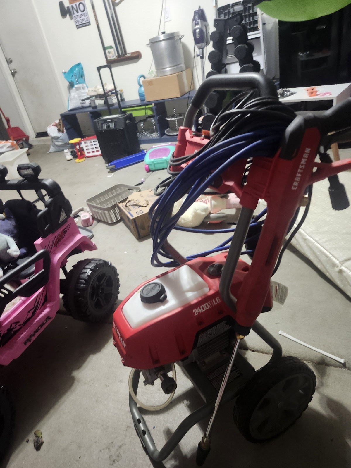 Craftsman 2400 PSI 1.1 GPM Corded Electric Cold Water Pressure Washer Red/Black