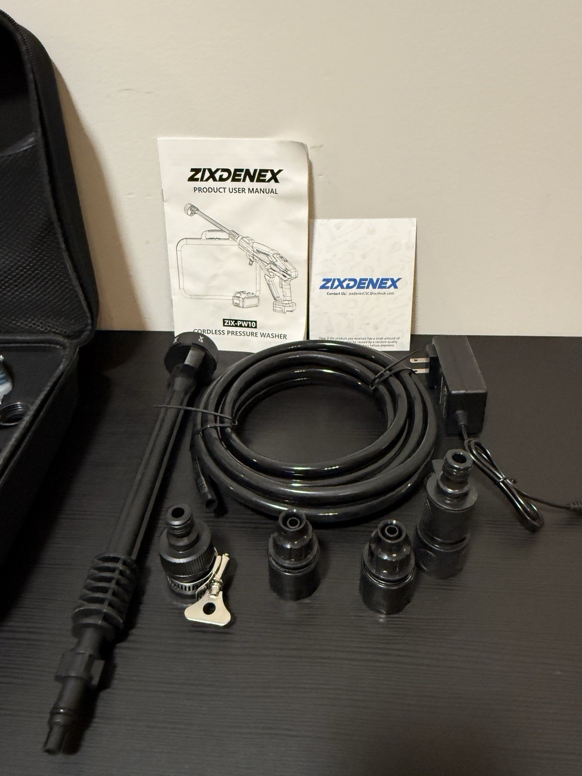 ZIXDENEX Cordless Pressure Washer 20V 4.0Ah Portable Power Cleaner Kit Open Box