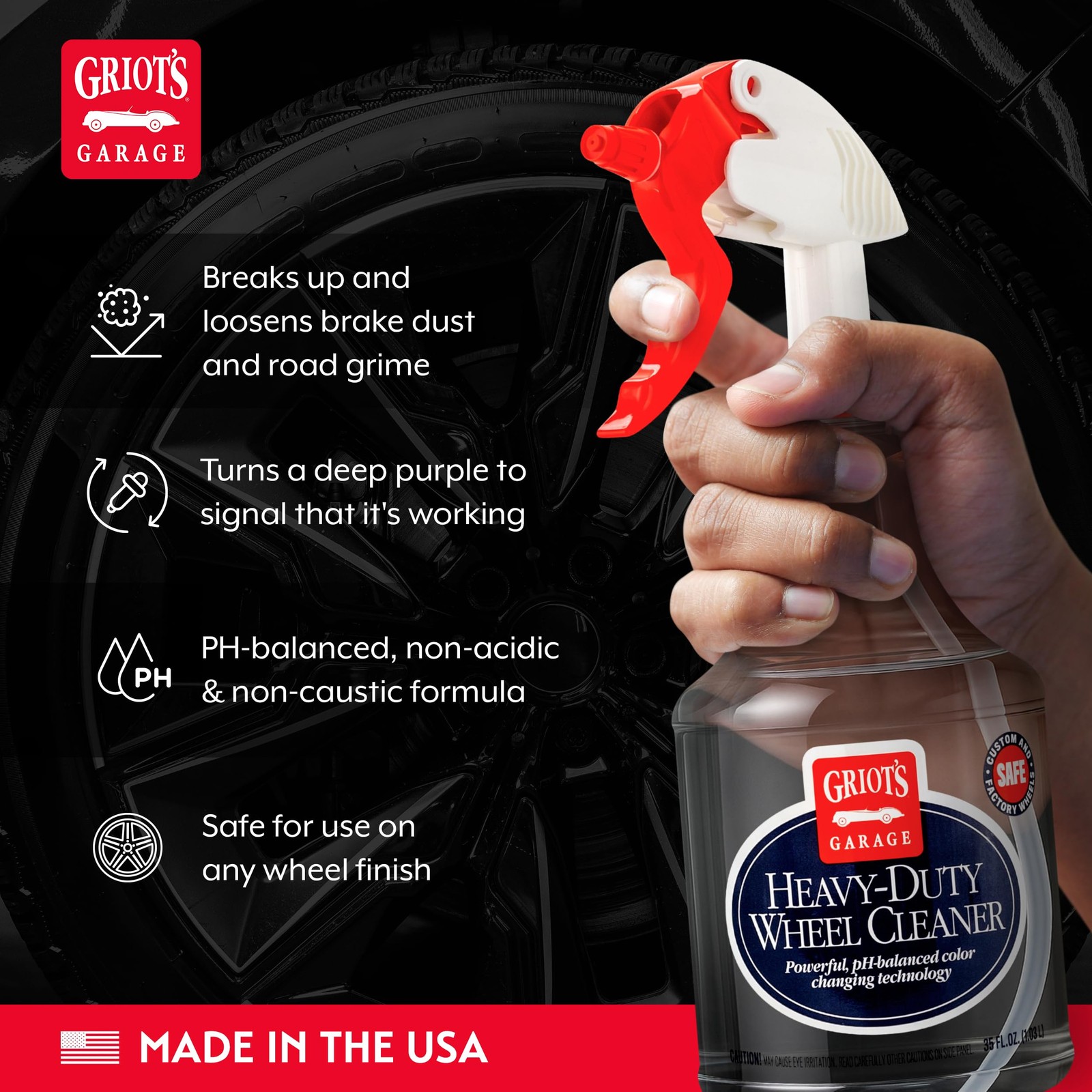 Griot’S Garage Griots Garage Heavy-Duty Wheel Cleaner For All Wheel Finishes
