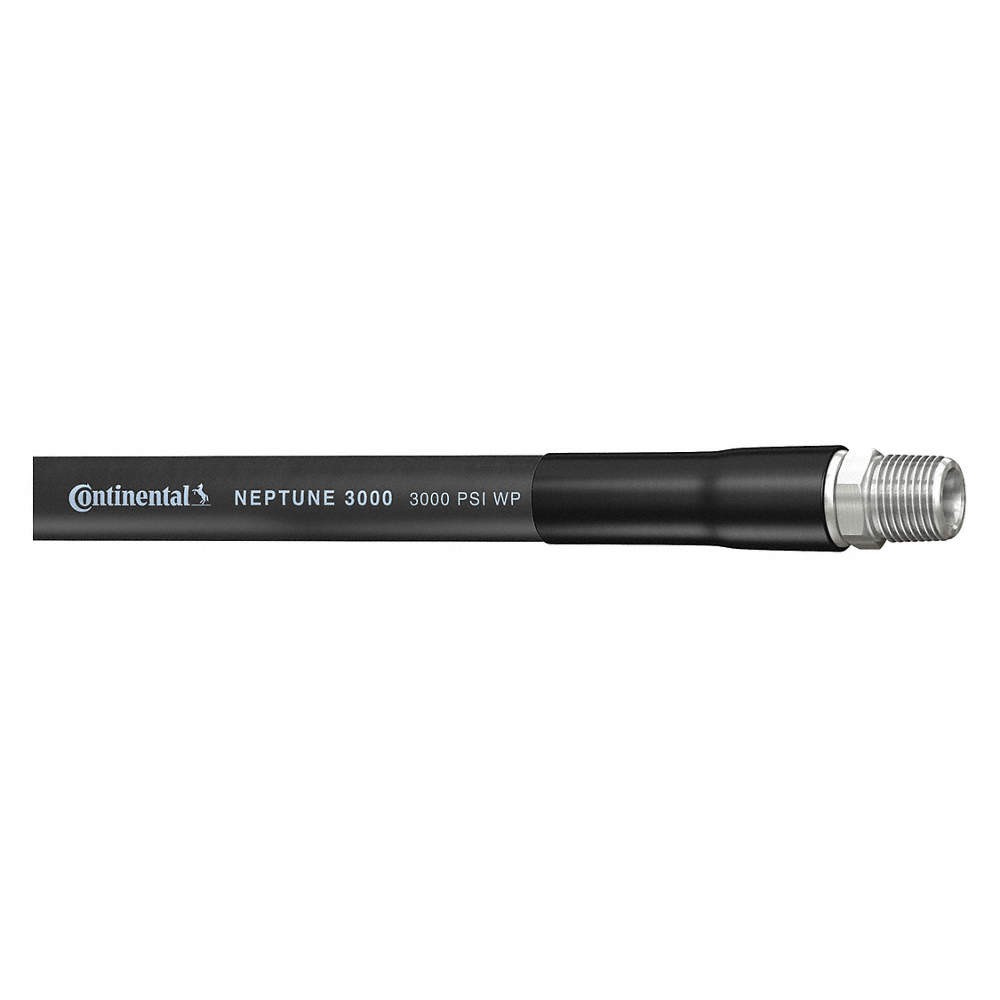 CONTINENTAL 20023547 Pressure Washer Hose,1/4″ ID x 50 ft. 55CN87