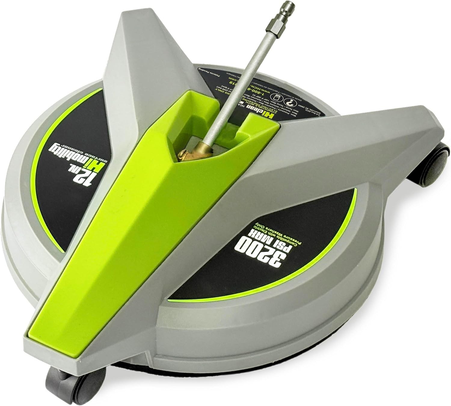 15″ Pressure Washer Surface Cleaner W/ Wheels 3400 PSI Max Surface Cleaner Power