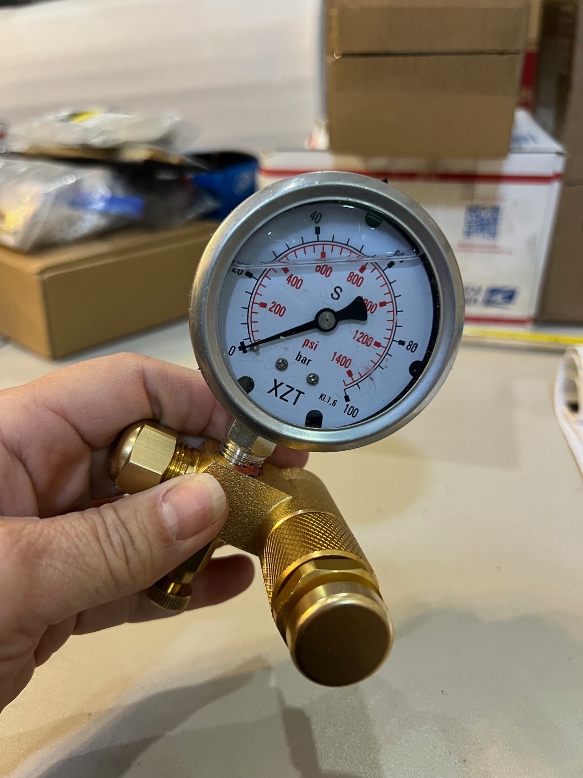 XZT Pressure Washer Gauge