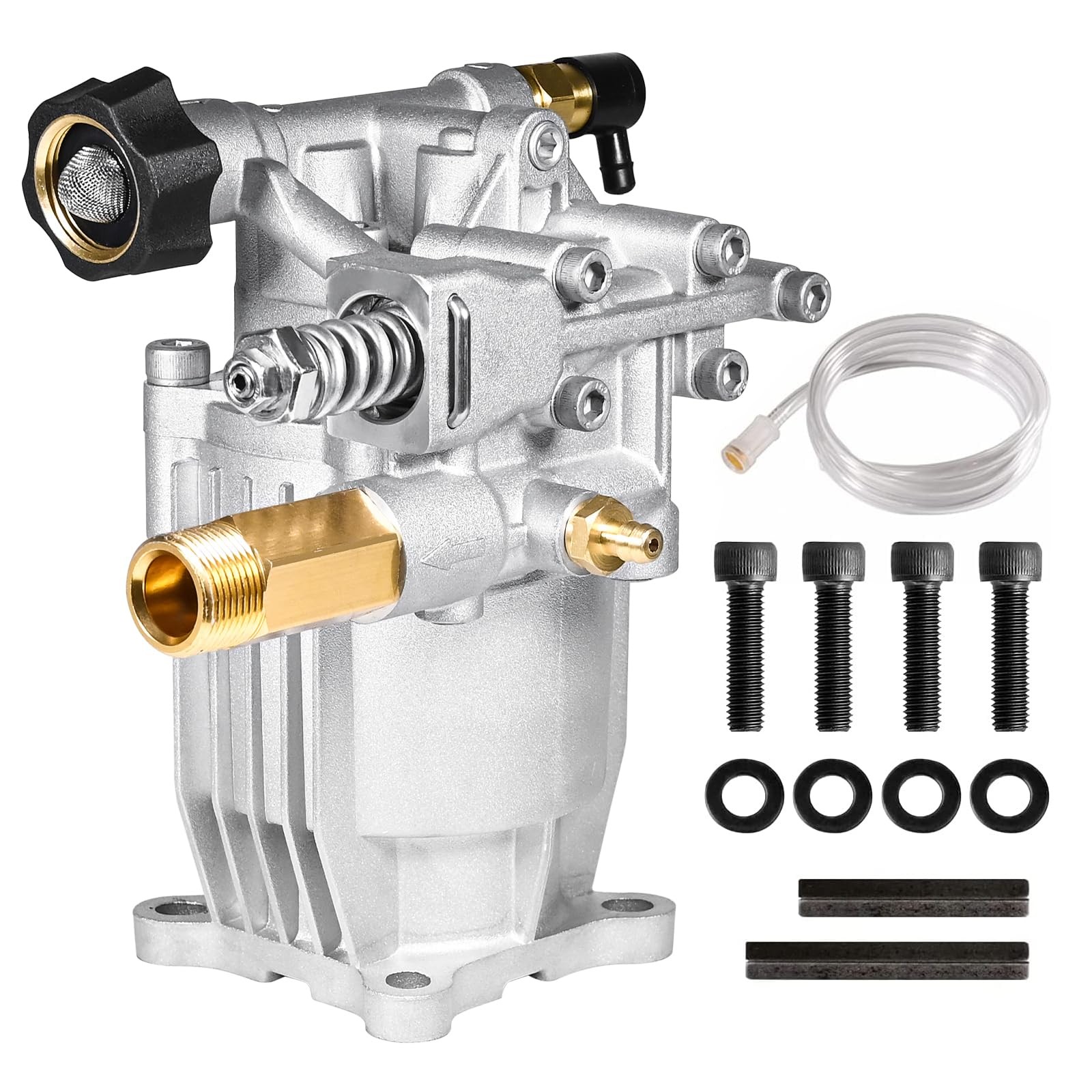 YAMATIC 3/4″ Shaft Horizontal Pressure Washer Pump 3400 PSI 2.5 GPM Replaceme…