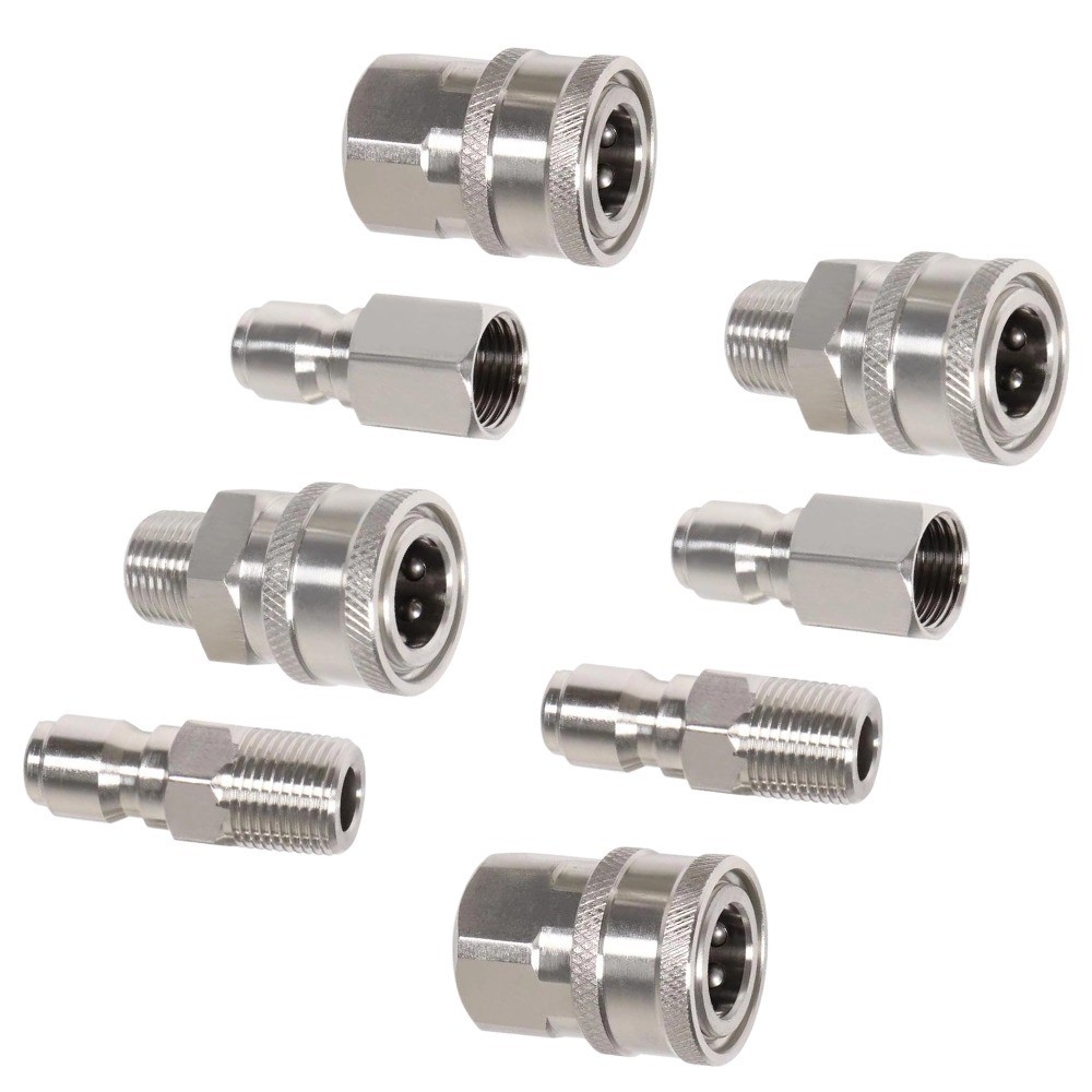 3/8” Pressure Washer Quick Connect Fittings for NPT Male and Female Thread Kit