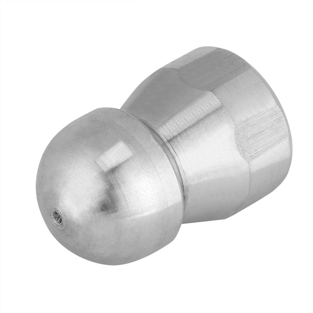 Sewer Jetter Nozzle Kit 3/8in 4000 PSI Drain Cleaning Stainless