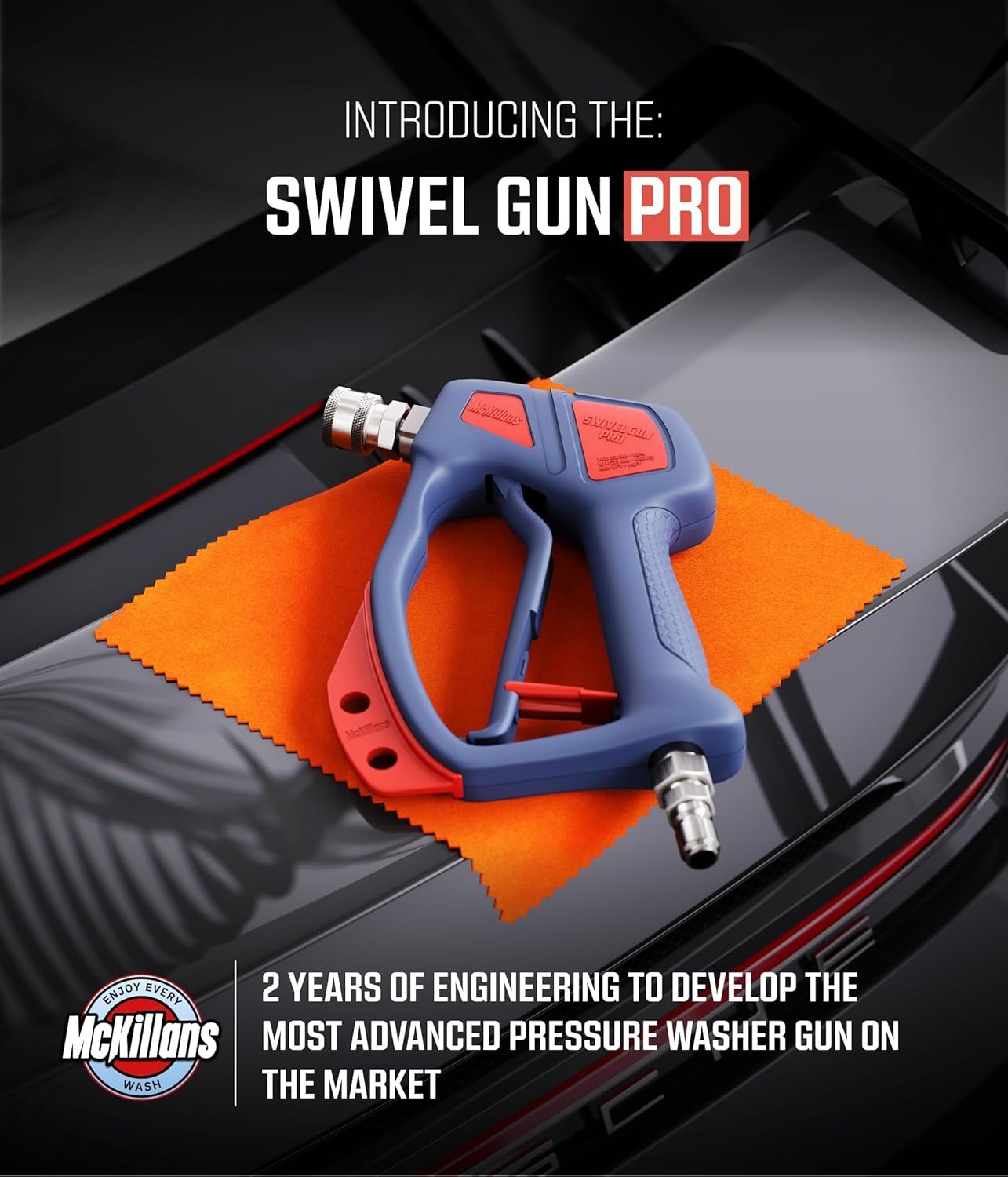 Mckillans® Swivel Gun Pro – Swivel High Pressure Water Handle with 3/8″ Male Plu