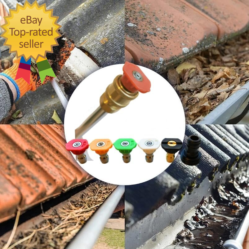 Upgraded Pressure Washer Wand Brass Water Jet Nozzle for Garden Hose