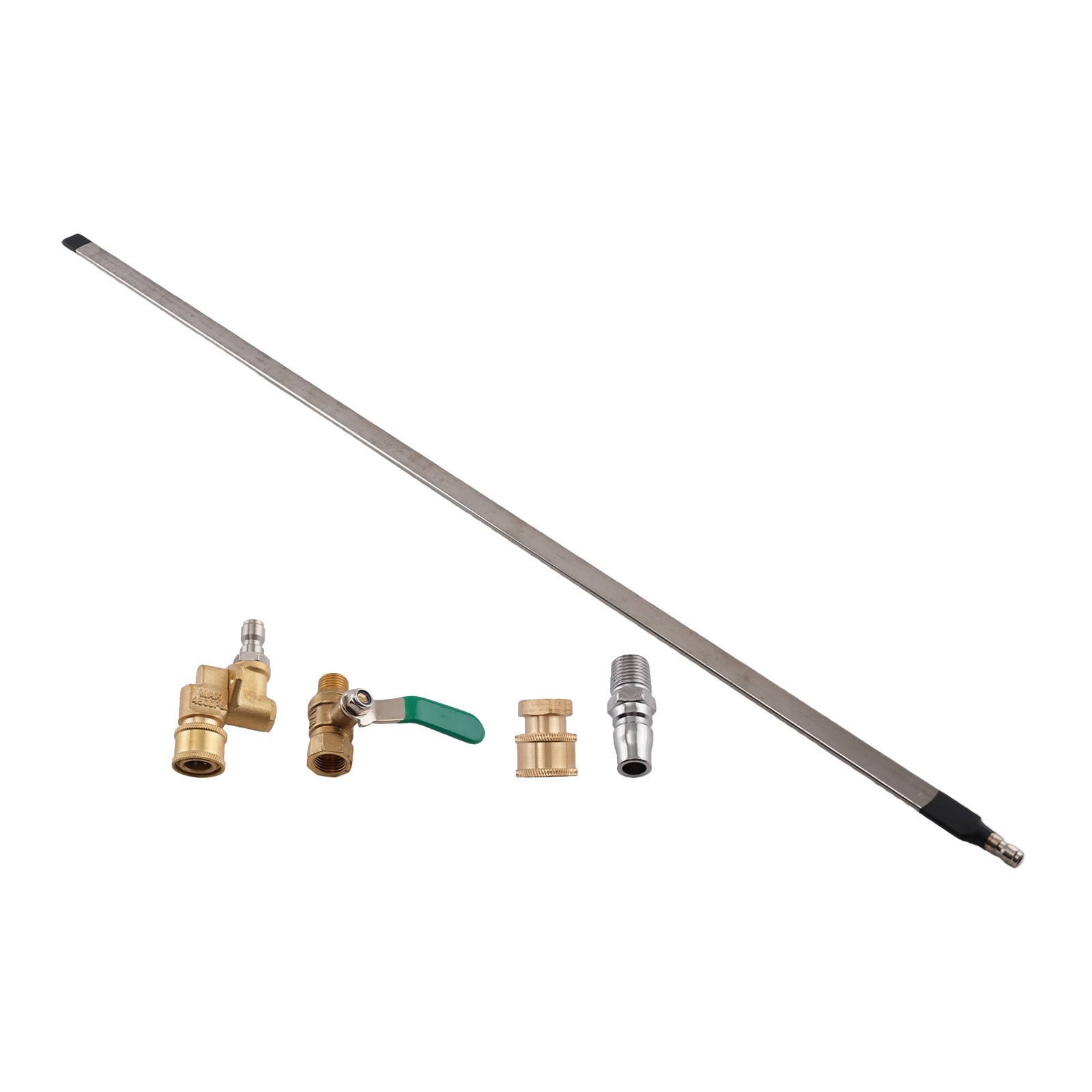 39.4in Radiator Cleaning Wand Stainless Steel Flush Tool for Car Truck Tractor
