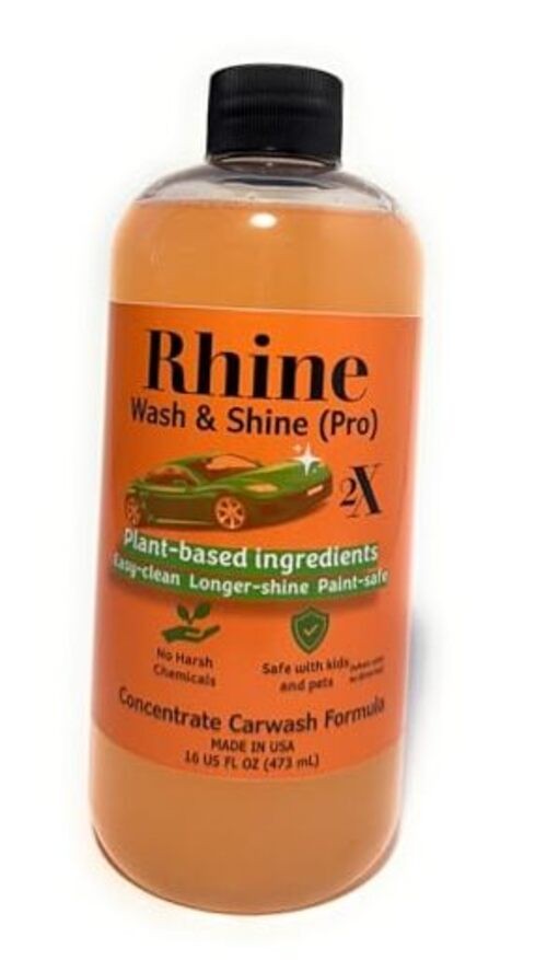 Plant-based Eco-friendly Car Wash Soap, Non-Toxic, High-Foam, Concentrated