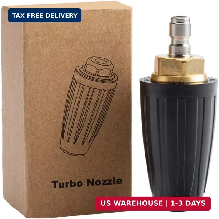 AURORA CAR Pressure Washer Tips Turbo Nozzle Pressure Washer 4000 PSI Max Rotati