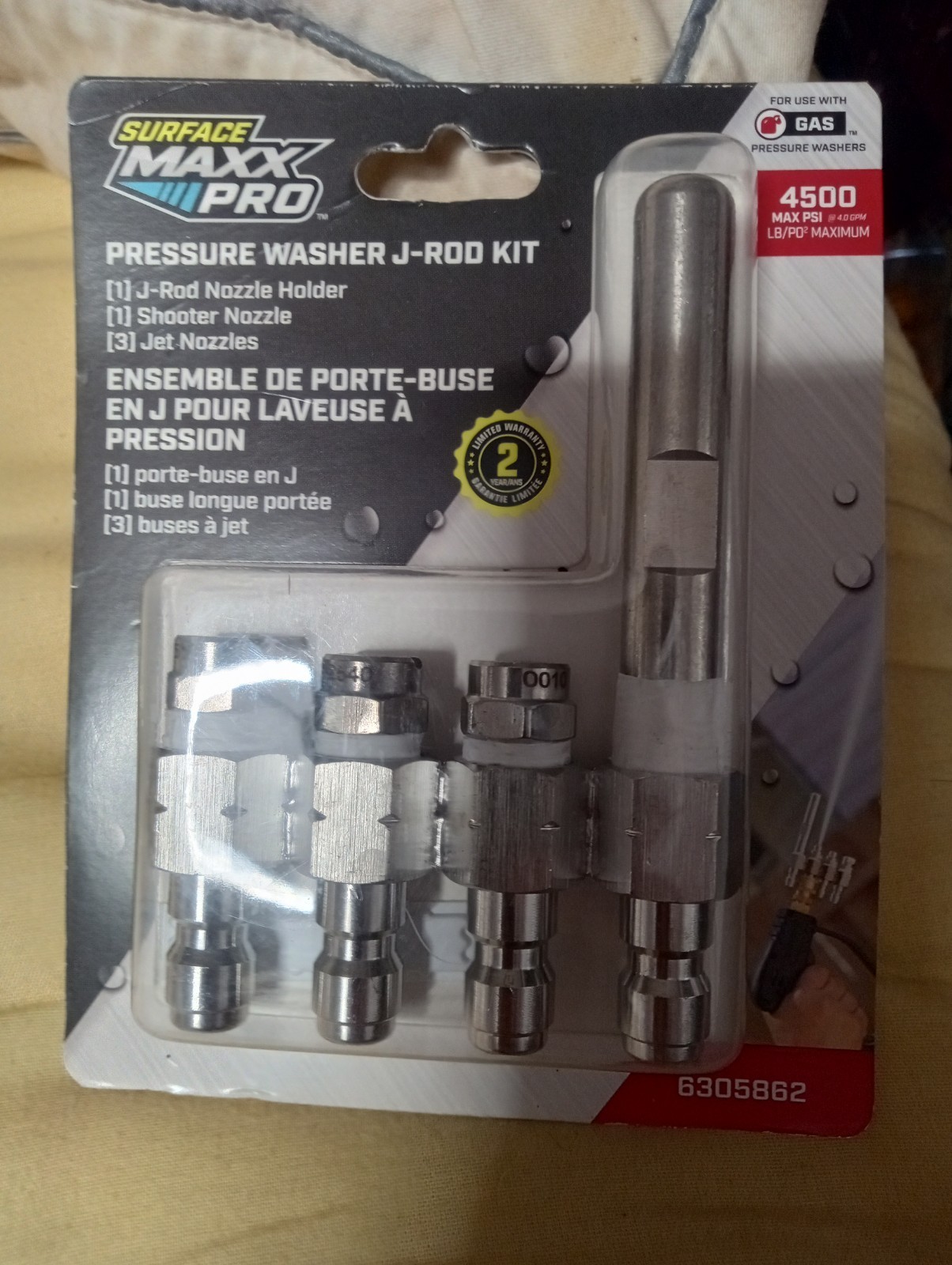 Surface Maxx Pro J-Rod Nozzle Kit 6305862