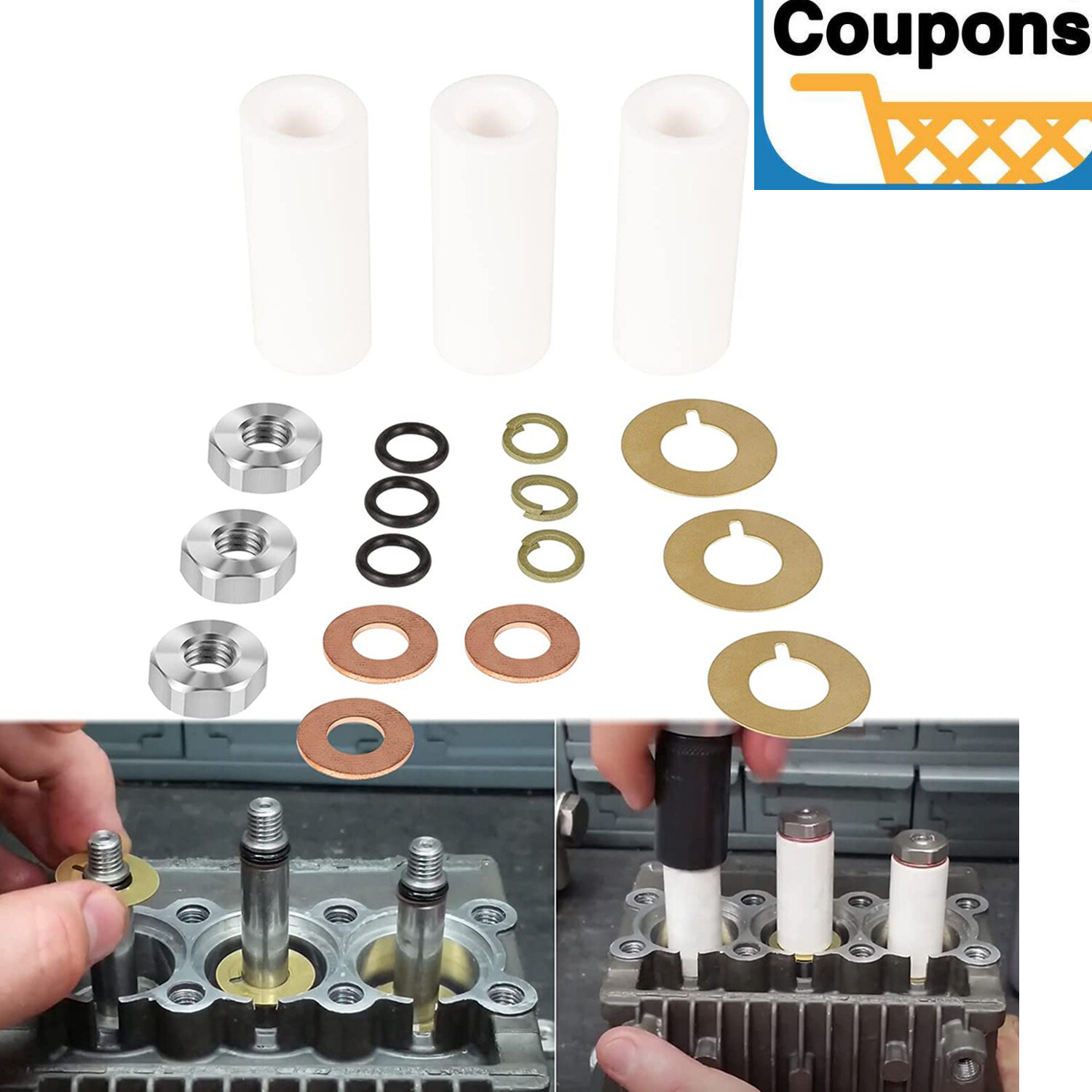 AR2546 Piston Kit Ceramic Plunger Repair Kit For Annovi Reverberi RK RKA RKV XRV