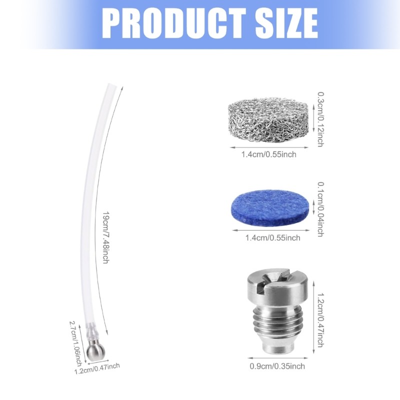 Foam Sprayer Orifice Nozzle and Foam Maker Meshes Set Replacement Accessories