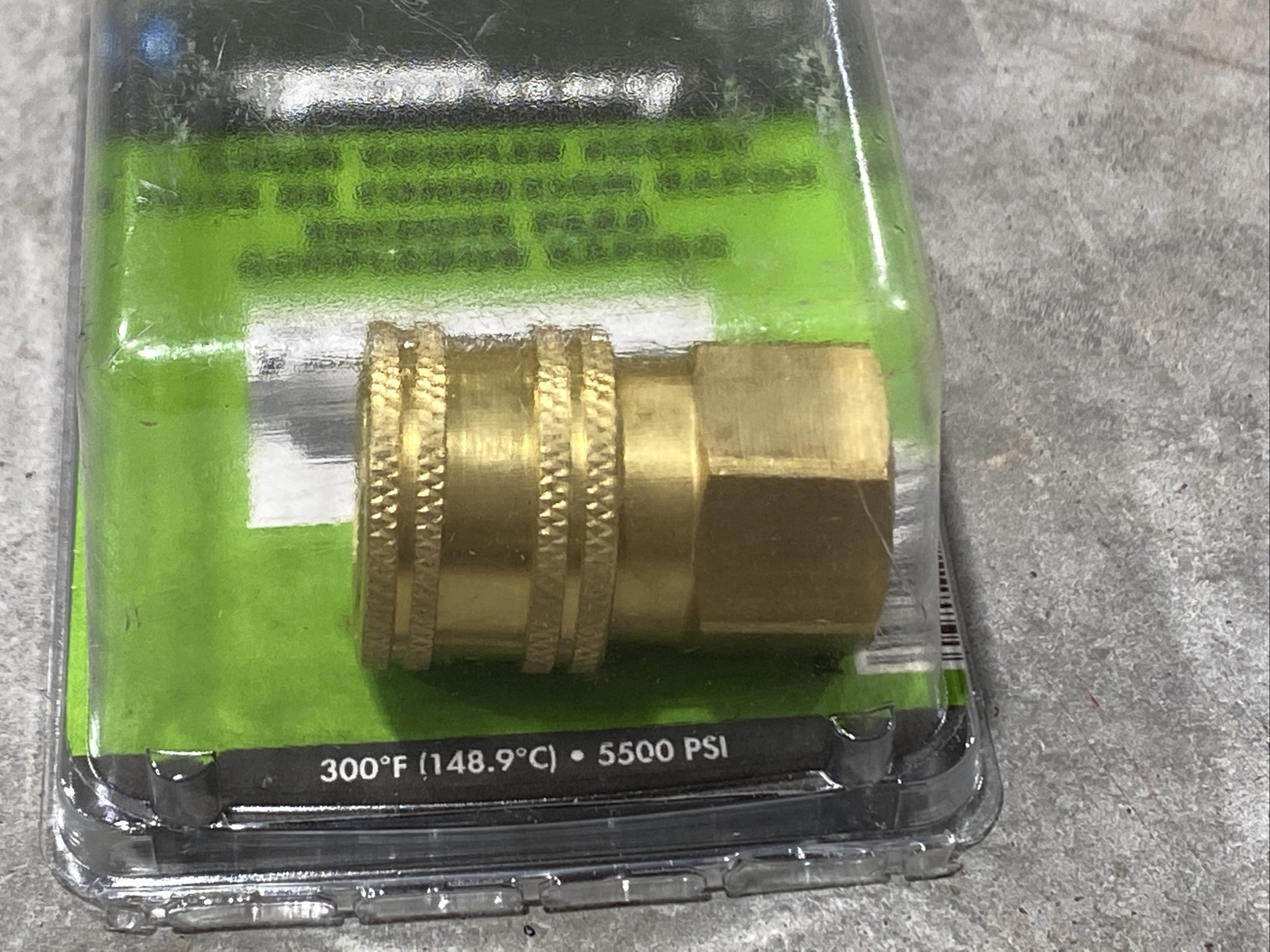 Forney 75127 Brass 5500 PSI FNPT Quick Coupler 1/4 in. Connection New