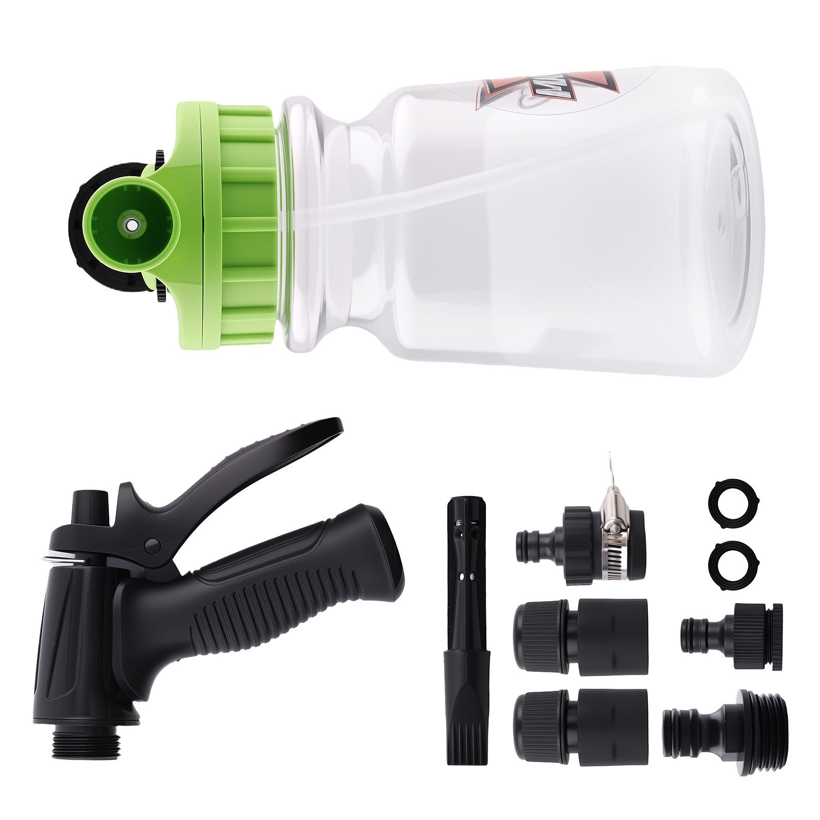 1L Foam Cannon Adjustable Soap Sprayer Nozzle for Car Wash Garden Hose Connector